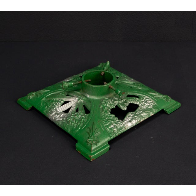 1920s Art Nouveau Cast Iron Christmas Tree Stand, 1920s For Sale - Image 5 of 15
