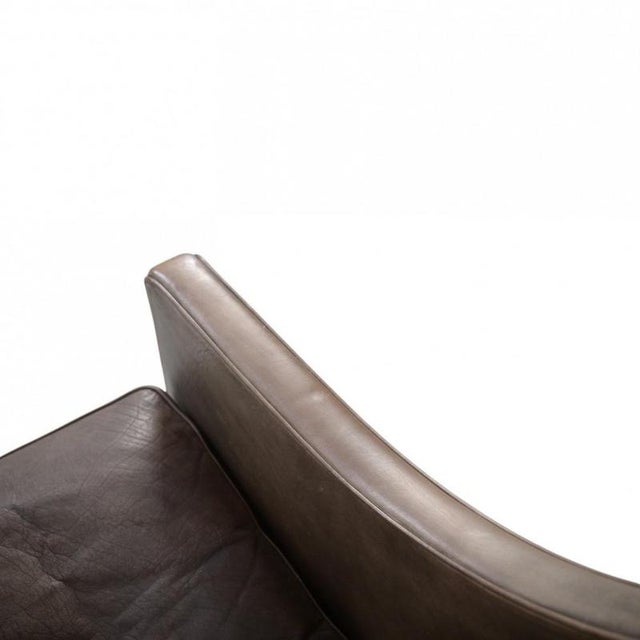 1970s Model 2207 Lounge Chair in Patinated Leather by Børge Mogensen, 1970s For Sale - Image 5 of 18