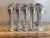Raise a glass in style with this spectacular, rare estate-sized matching set of 20 vintage silver-plated champagne flutes...