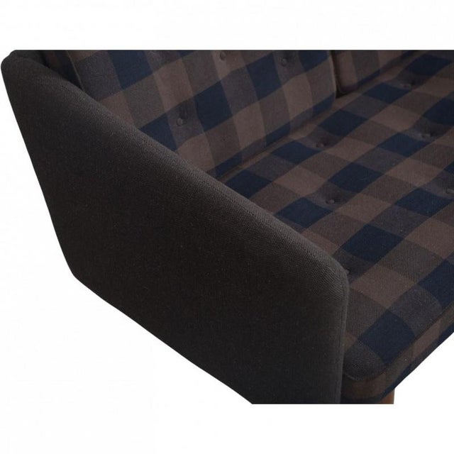 No1 3-Seater Sofa in Brown Fabric by Børge Mogensen, 1980s For Sale - Image 10 of 15