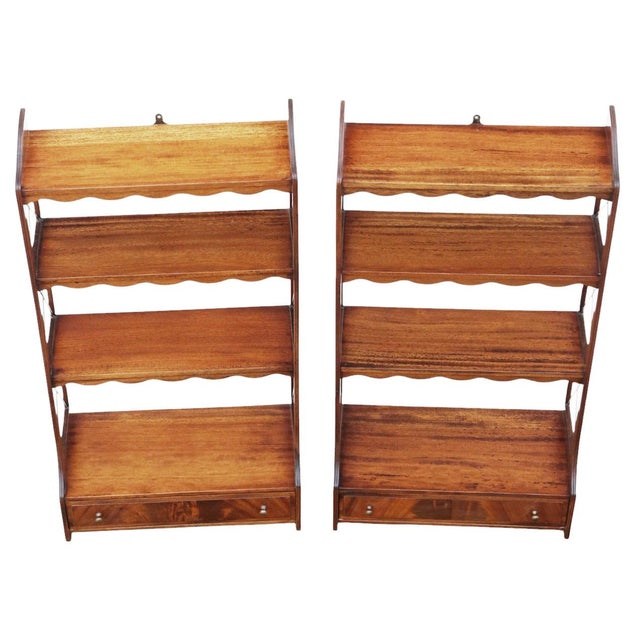 Vintage Mahogany Bookcases, 1980s, Set of 2 For Sale - Image 3 of 11