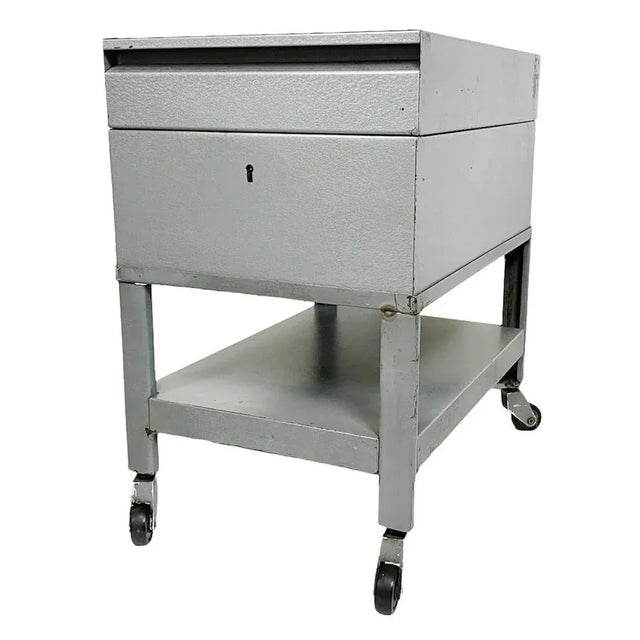Industrial Grey Trolley, 1960s For Sale - Image 13 of 13