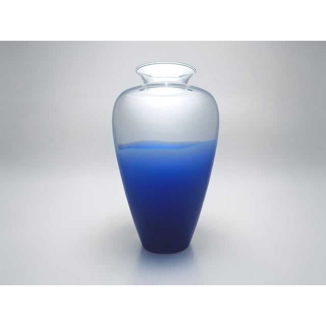 Mid-Century Modern Murano Glass Vase from Effetre Murano, 1980s For Sale - Image 3 of 6