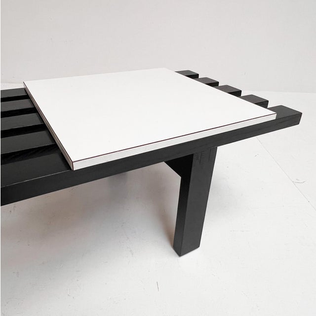Bz Slatted Bench by Martin Visser for Het Spectrum, 1960s For Sale - Image 6 of 15