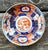 A beautiful antique Japanese Imari porcelain saucer dish dating to the late Meiji period, hand decorated in vibrant cobalt...