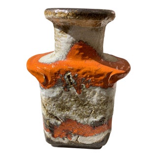 Vintage German Pottery Vase For Sale