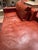 Classic Ralph Lauren Sofa in Cognac Leather For Sale - Image 9 of 12