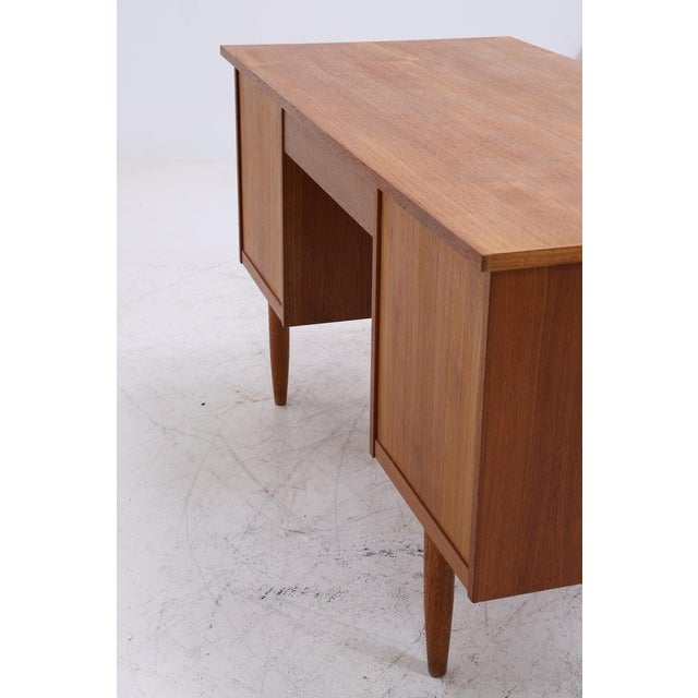 Vintage Danish Teak Desk, 1960s For Sale - Image 13 of 16