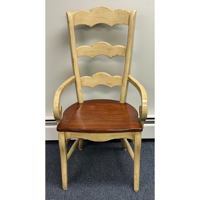 Hooker Furniture Late 20th Century Hooker Furniture Ladderback Dining Chairs - Set of 8 For Sale - Image 4 of 12