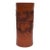 Large Antique Japanese Tokoname Meiji Period Moriage Dragon Cylinder Vase For Sale