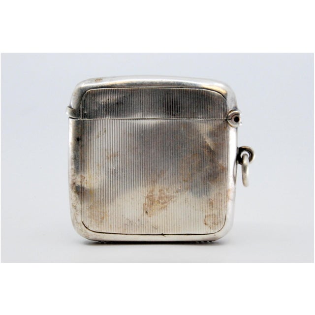 Silver Matchbox with Engravings For Sale - Image 9 of 11