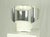 Large Space Age Chrome Plated and White Painted Four-Light Table Lamp by Mario Bellini for Reggiani, 1960s For Sale - Image 10 of 11