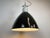 Large Industrial Pendant Lamp in Enamel Factory from Elektrosvit, 1960s For Sale - Image 10 of 14