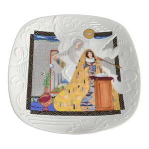 The Annunciation by Eve Licea, 1st Plate of the Story of Christmas Series, 1988