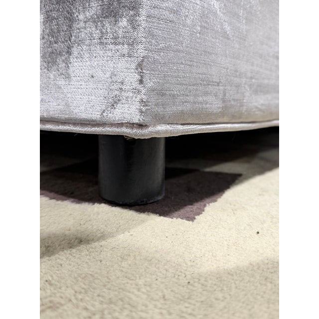 Vintage Mitchell Gold Dumont Tufted Velvet Sofa For Sale - Image 10 of 11