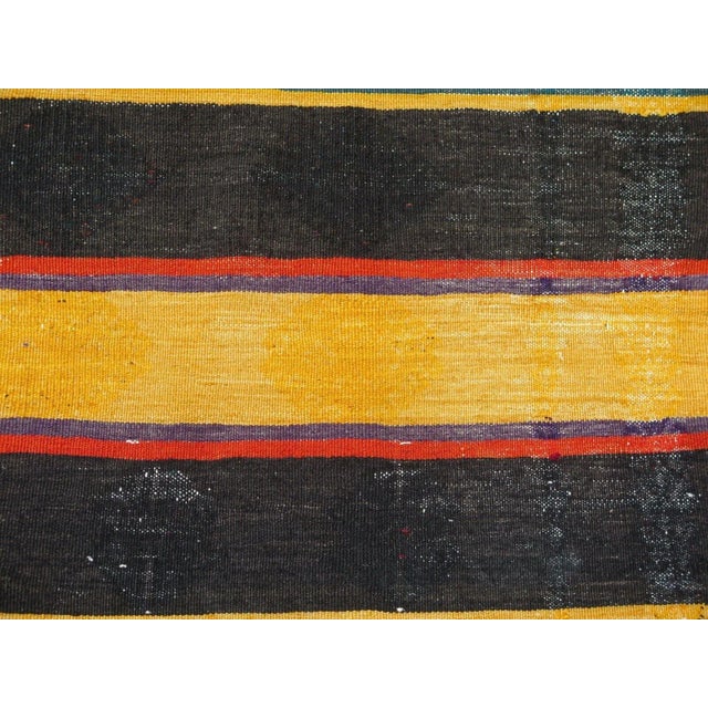 1960s 1960's Vintage Handmade Kilim Runner - 24" X 134" For Sale - Image 5 of 12
