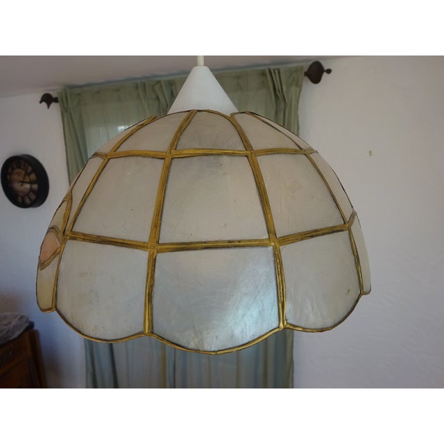 1970s Vintage Glass Pendant Light, 1970s For Sale - Image 5 of 11