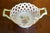 English Vintage Herend Hungary Chinese Flower Openwork Porcelain Basket With Handles For Sale - Image 3 of 8