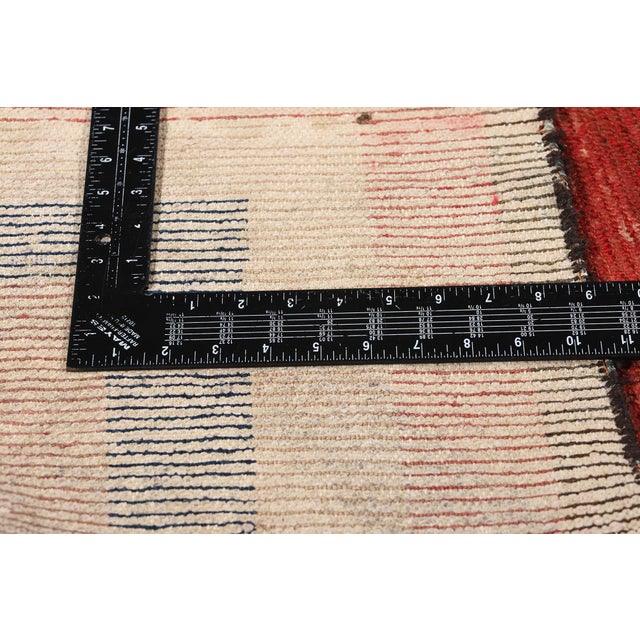 Vintage Red Persian Lori Rug - 05'00 X 09'10 For Sale In Dallas - Image 6 of 9