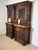 Beautiful and highly decorative pair of antique solid oak display cabinets, crafted in a rich Neo-Renaissance style. These...