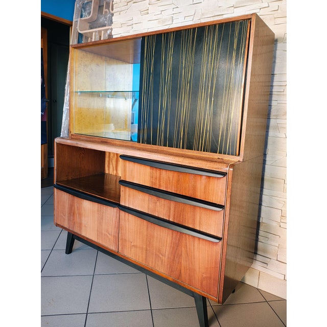 Czechoslovakian Cabinet attributed to B. Landsman for Jitona, 1960s For Sale - Image 14 of 16
