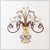 Wrought Iron and Glass Wall Lamp in the style of Maison Baguès For Sale - Image 16 of 16