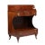 Wood American Mahogany Demilune Dressing Stand on Brass Castors, C. 1830's For Sale - Image 7 of 13