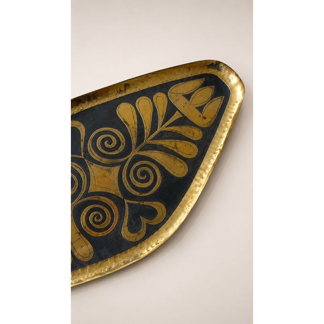 Decorative Tray by Willy Steinlin, Switzerland, 1960 For Sale - Image 6 of 8