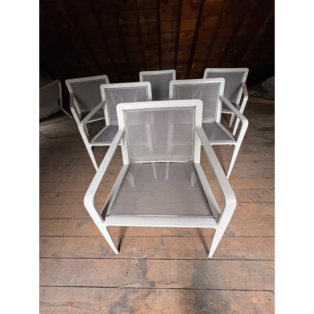 Brown Jordan Still Dining Arm Chairs. Set of Six. For Sale - Image 9 of 10