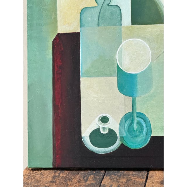 Abstract Still Life Oil Painting | Chairish
