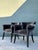 Mid-Century Modern Vintage Roll Arm Velvet Side Chairs After Parzinger - A Pair For Sale - Image 3 of 12