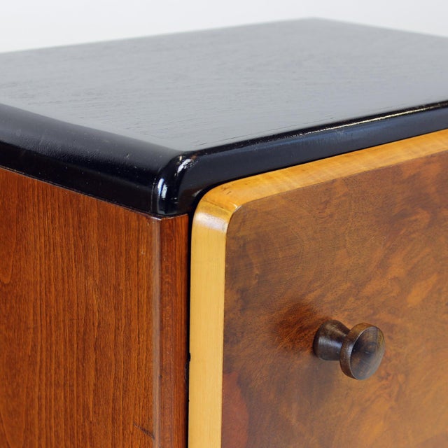 Czechoslovak Bedside Tables from Up Závody, 1930s, Set of 2 For Sale - Image 14 of 15