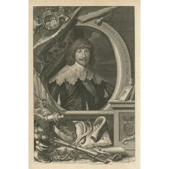 Antique Portrait of William Cavendish, 1st Duke of Newcastle Upon Tyne For Sale - Image 6 of 6