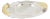 Prata Wolff Silver Plate Platter Tray Centerpiece with Lucite Horn Handles For Sale