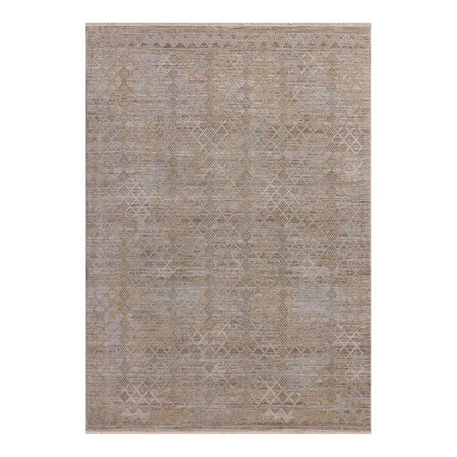 Amber Lewis x Loloi Cali Taupe / Multi 2'-3" x 3'-11" Accent Rug For Sale