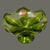 Mid-Century Modern Vintage Mid-Century Modern Viking Glass Avocado Green Ruffled Edge Pedestal Compote Bowl For Sale - Image 3 of 8
