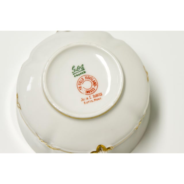 Ch Field Haviland Limoges Bouillon Cups & Saucers Set of 4 For Sale - Image 10 of 10