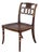 Baker Regency Style Cane Seat Chair For Sale