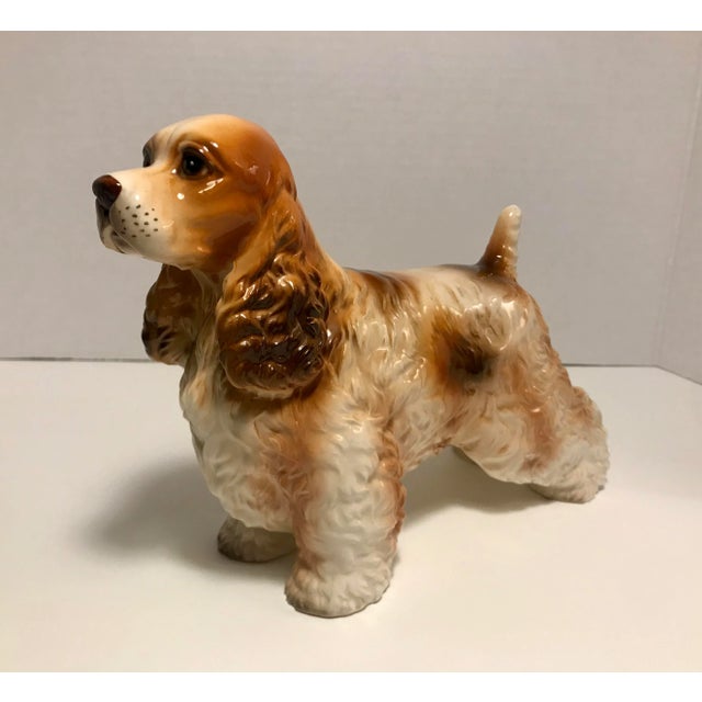Vintage Shafford Cocker Spaniel Dog Ceramic Figurine #171 For Sale - Image 9 of 9