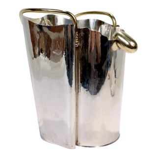 Modernist Sterling Silver Champagne / Ice Bucket by Borek Sipek for Cleto Munari For Sale