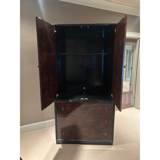 Offered is an authentic Henredon Scene III gentleman’s chest (armoire), an exceptional piece from one of Henredon’s most...