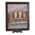 Vintage Original Impressionist Oil Painting Framed Signed Palette Knife Mediterranean Village Landscape For Sale