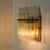 Metal Square Glass Wall Sconces attributed to Gaetano Sciolari for Lightolier, 1960s For Sale - Image 7 of 15