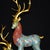 Metal Pair of Vintage Cloisonne Enamel Deer Figures – Gilt Spotted Deer Sculptures For Sale - Image 7 of 9
