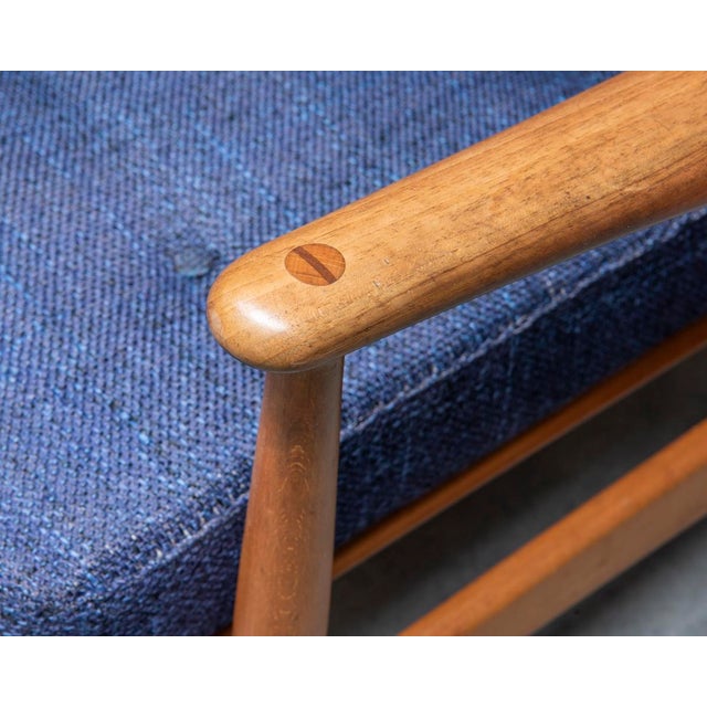 Blue Model FD161 Two-Seater Sofa by Arne Vodder, 1950s For Sale - Image 8 of 16