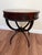 Mid-Century Regency Mahogany Drum Table With Lion Head Pulls For Sale - Image 9 of 16