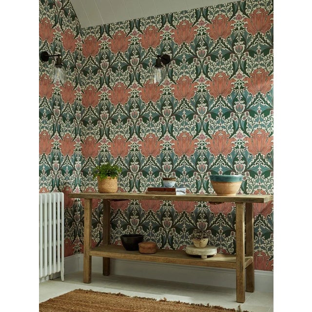 J. H Dearle`s vision for Helena designed in 1891 as a woven jacquard reflects his profound fascination with the detailed...