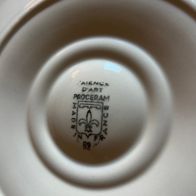 Vintage French Oyster Plate For Sale - Image 4 of 10