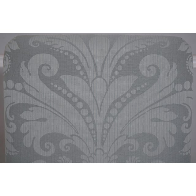 Wood Set of 6 Cw-67 Colonial Williamsburg Damask Dining Room Chairs For Sale - Image 7 of 18