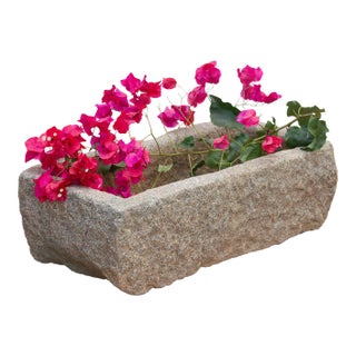 Kathmandu Valley Granite Basin Vessel For Sale